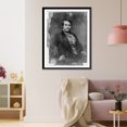thumbnail image 3 of Historic Framed Print, [James Brown, half-length portrait, three-quarters to the right, eyes front, one hand on hip, wearing plaid waistcoat], 17-7/8" x 21-7/8", 3 of 9