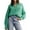 Green, variant on VISALY Cropped Cardigan Open Front Cardigan for Women Women's Casual Long Sleeve Crewneck Button Down Cardigan Sweater Knit Outwear Chunky Cardigan Sweaters Fall Cardigan Beige L