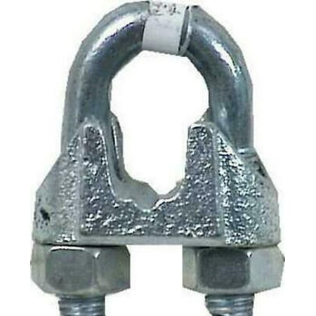 

2PK Campbell T7670479 Galvanized Steel Wire Rope Clip 1/2