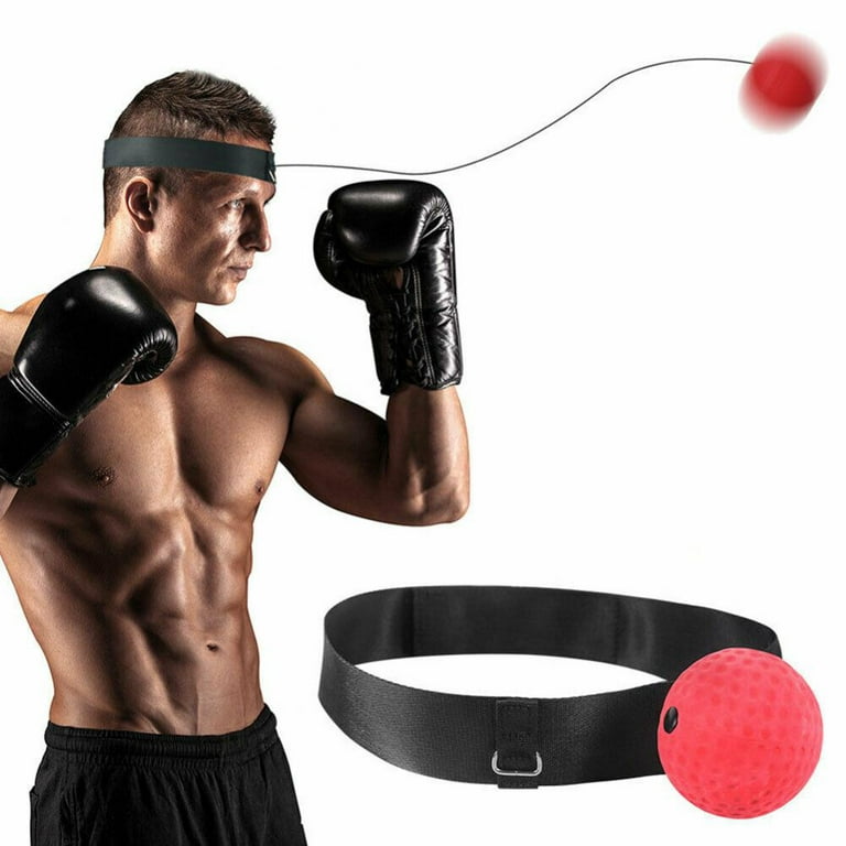 Boxing Reflex Ball Set, Reflex Ball On String With Headband, Reflex  Punching Fight Equipment With Rubber Ball 80g, Great For Improving Reaction  Hand-e