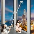 thumbnail image 6 of NICEME Squeegee For Window Cleaning With Spray Long Window Cleaning Squeegee Kit With Extension Pole With Sewage Collector And 3 Pads For High & Glass Home Car Glass, 6 of 9
