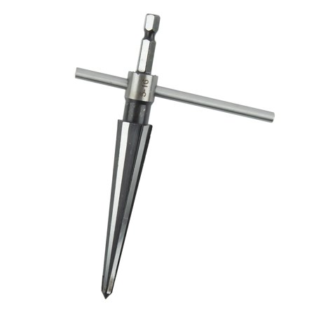 Tapered Reamer with T Handle for Precise Cutting 6 Flute Design 516mm Length