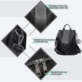 thumbnail image 2 of Mochilas de mujer Mochila de moda Bolsos de hombro Nylon con antirrobo informal, 2 of 5