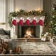 thumbnail image 5 of Seyotauo Christmas Stockings with Initials, Embroidered Xmas Stockings, 7" Large Knitted Xmas Stocking, Christmas Party Fireplace Family Hanging Stocking Decorations, 5 of 6