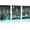 New York City, variant on Abstract Wall Art Canvas Turquoise and Grey Abstract Art Painting Canvas Artwork Contemporary Wall Art for Bathroom Bedroom Living Room Kitchen Wall Decor 12" x 12" x 4 Pieces Canvas Prints