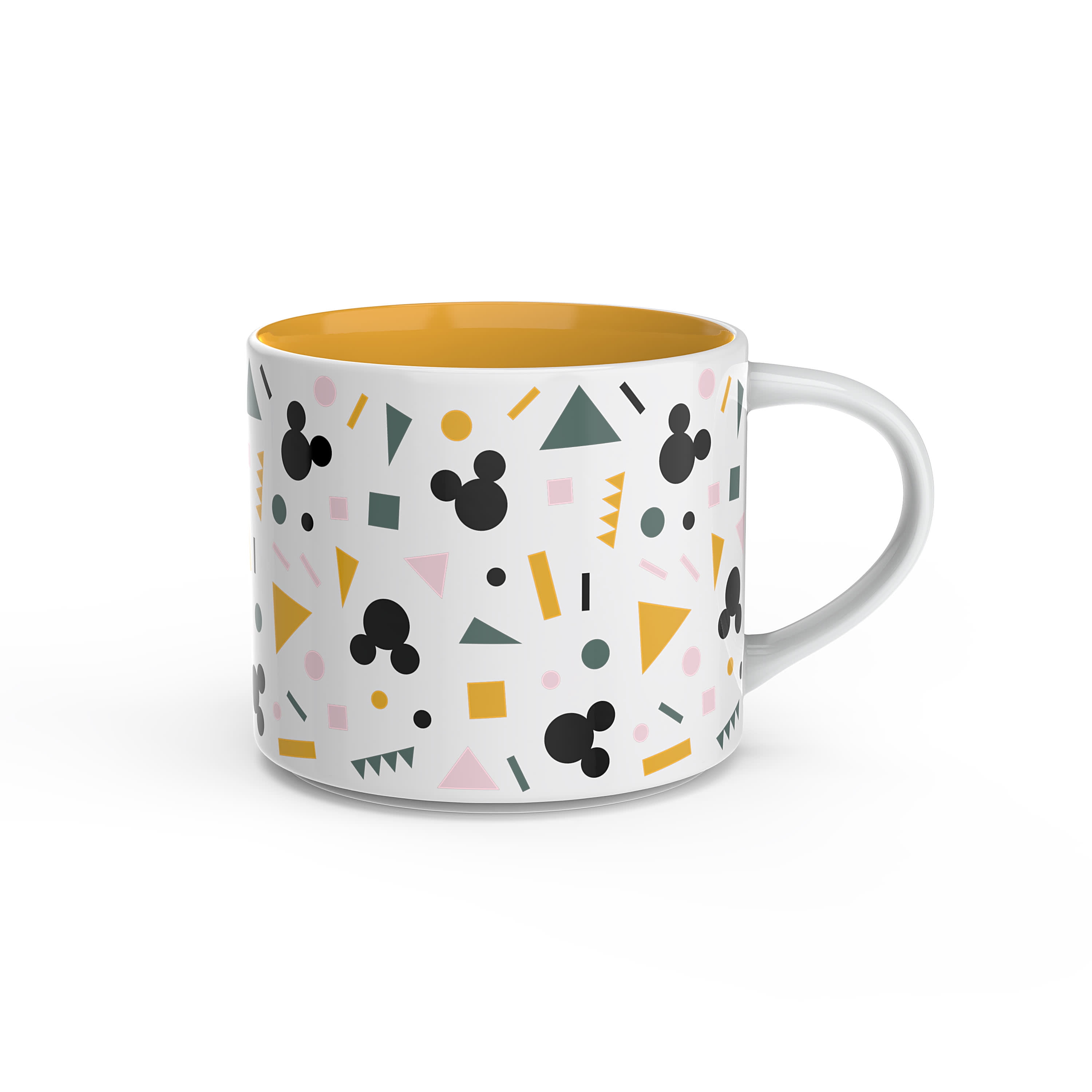 Zak Designs 15 Oz Ceramic Modern Mug, 4-Piece Set (Assorted Colors