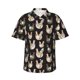 thumbnail image 1 of Fotbe Flowe Rooster Camisa Hawaiana para Hombre Unisex – Camisa Casual de Verano con Botones de Manga Corta de Algodón y Lino,Small, 1 of 7