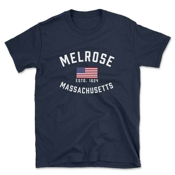 Melrose Massachusetts Patriot Men's Cotton T-Shirt