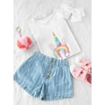 thumbnail image 3 of Rainbow Unicorn Design T-Shirt Toddler -Image by Shutterstock,  3 Toddler, 3 of 4