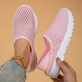 thumbnail image 6 of CAIXAI Walking Shoes for Women Wide Toe Box Shoes Women Lightweight Mesh Knitted Womens Sneakers Size 8 on Arch Support Mary Jane Shoes Hands Free Walking Tennis Shoes, 6 of 8