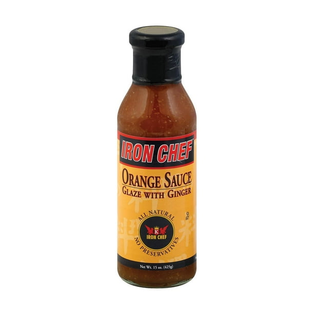 Iron Chef Sauce And Glaze Orange Ginger, 15 Oz.
