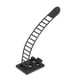 thumbnail image 4 of Clips de cable autoadhesivos ajustables organizador de cables con montaje opcional de tornillo para sujetar brida de cable 90x12mm negro 50 piezas, 4 of 4