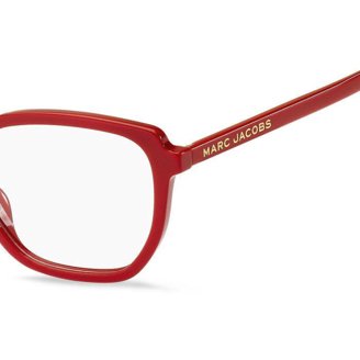 NEW MARC JACOBS MARC 617 0C9A 00 EYEGLASSES RED WOMEN EYEWEAR MARC JACOBS Marc Jacobs MARC 617 C9A Transparent Red Eyeglasses  main image 3