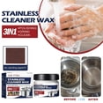 thumbnail image 5 of Stainless Steel Stain Cleaning Wax Heavy Oil Stain Removal Paste for Cookware, 5 of 5
