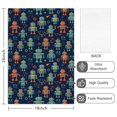 thumbnail image 2 of 6 Pcs Robot and Gears Blue Pattern Funny Kitchen Towels, Microfiber Dish Towels, Kitchen Tea Towels Set 18" X 26", 2 of 6