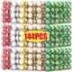 thumbnail image 2 of Juego de 144/24 mini bolas navideñas de 3 cm para colgar en el árbol de Navidad, adornos de bolas navideñas para fiestas de Año Nuevo, decoración del hogar, 2 of 5