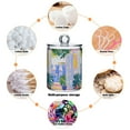 thumbnail image 6 of Yayeee 4 Pack Qtip Holder Bathroom Cotton Swab Canister with Lid Clear Dispenser Set, Seaside Boat, 6 of 6