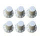thumbnail image 2 of 6 x Perilla de interruptor de volumen de audio Tapa de perilla Piezas de repuesto ajustables Perilla de altavoz blanco, 2 of 9