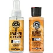 Chemical Guys SPI_109_04 Leather Cleaner and Conditioner Complete Leather Care Kit for Use on Car Interiors, Leather Apparel, Furniture, Shoes, Boots, Bags & More (2 - 4 fl oz Bottles)