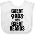thumbnail image 3 of Inktastic Great Dads Have Great Beards Boys Baby Bib, 3 of 4