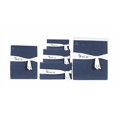thumbnail image 2 of Anne Home - Set of 5 Blue Fabric Basket With Bow Decoration, 2 of 3