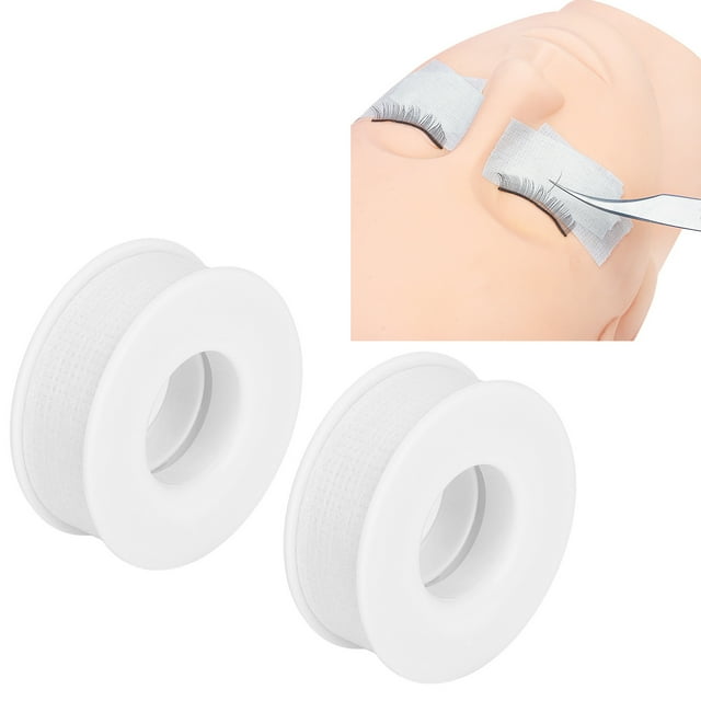 Lash Tape, Comfortable 2pcs Breathable Easy To Tear Eyelash Extension Tape Easy To Pick Up for Home Pink,White,Purple