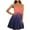 Purple, variant on LEAVINGSUO Summer Dresses for Women Women's Bohemian Style Strapless Elastic Band Dress Dresses Sleeveless Floral Print Dress