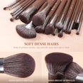 thumbnail image 3 of Juego de brochas de maquillaje DuCare Professional, 22 piezas, con bolsa sintética, 3 of 9