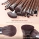 thumbnail image 3 of Juego de brochas de maquillaje DuCare Professional, 22 piezas, con bolsa sintética, 3 of 9