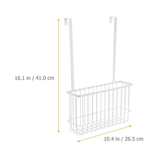 Etereauty Cupboard Hanging Organizer Over the Door Organizer Storage Rack Hanging Basket