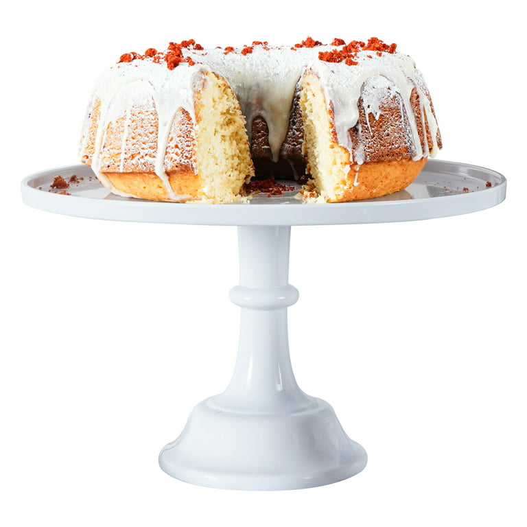 Buy 9 Inch White Melamine Cake Stand - RFAQK