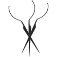 thumbnail image 3 of 3Pcs Fake Eyelash Display Rack Fake Eyelashes Wearing Aid Tool Eyelash Grafting Tool Black, 3 of 6