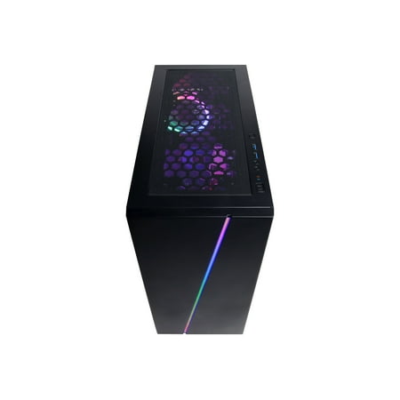 CyberPowerPC - Gaming Desktop - AMD Ryzen 5 3600 - 16GB Memory - NVIDIA GeForce GTX 1650 - 2TB Hard Drive + 240GB Solid State Drive - Black
