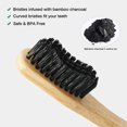 thumbnail image 3 of Cepillo de Dientes de Bambú Carbón Vegetal Virgin Forest Biodegradable, 3 of 9