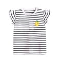 thumbnail image 1 of Akiihool T-Shirts pour Filles T-Shirts pour Filles à Manches à Volants T-Shirts d'Été à Col Rond Hauts à Oeillets Décontractés Mignons Blo (Blanc, 2-3 Ans), 1 of 2
