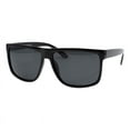 thumbnail image 2 of Polarized Lens Sunglasses Men's Classic Square Lightweight UV400 Shiny Black, 2 of 4