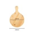 thumbnail image 1 of Bangus Natural Bamboo Pizza Spatula Pizza Board Bread Plate Wooden Hand Homemade Pizza Baking Tray, 1 of 6