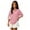 38#Pink, variant on Kids' 3/4 Sleeve Polo Shirt Cotton Solid Button Front T-Shirt Weekend Style Side Slits