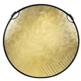 thumbnail image 2 of Glow Circular Collapsible Reflector with Handles (52", Wave Gold/White), 2 of 5