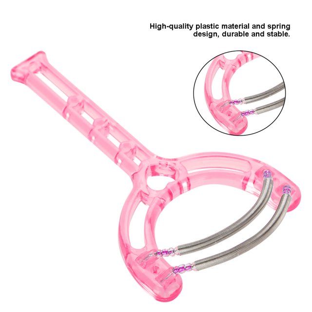 Hair Epilator Tool, Spring Design Plastic 2 Colors Face Hair Remover, For Uproot The Lips Hair Cheeks For Quickly And Thoroughly Remove Small Hair Upper Lip
