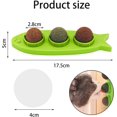 thumbnail image 2 of Verde - Bola de hierba gatera 3 en 1, juguete de pared con hierba gatera, para limpiar los dientes y atraer gatos (1 ud.), 2 of 5
