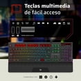 thumbnail image 2 of Teclado Gamer Mecanico BALAM RUSH DOMINATE EXPERT GK979I Switch Red Inalambrico USB 2.4 GHz + BT 5.0 RGB, 2 of 6