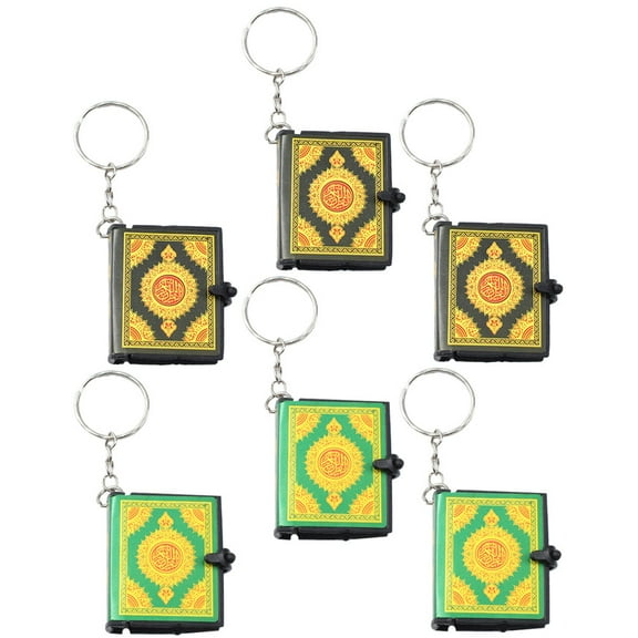 HOMEMAXS 6 Pcs Verse Small Paper Bible for Purse Book Keychain