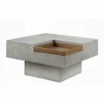 thumbnail image 4 of Kailano's Weathered Gray Coffee Table - 200mm Top Thickness & Eco-Friendly Cement Construction, 4 of 5