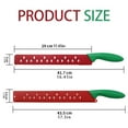 thumbnail image 2 of Watermelon Knife with Sleeve:Long Serrated Watermelon Knife for Melon Cutting - Kitchen Fruit Melon Cutter Slicer,Melon Knife for Home Summer Party Fruit Serving,Watermelon Slicer Cutter Tool(11.41"), 2 of 8