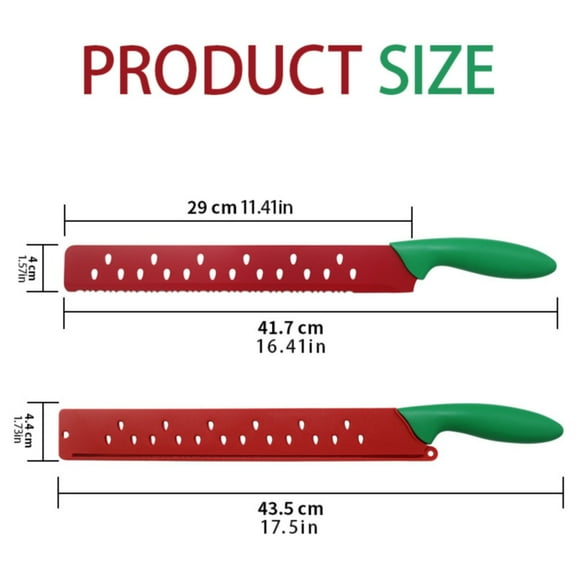 Haful Flat-Mouthed Watermelon Knife for the Kitchenwatermelon Cutter Watermelon /Cheese with Fruit Watermelon Slicer Cutter Tool for Kitchen
