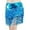 Blue, variant on Daznico Gleaming Sequin Fringe Party Skirt for – Sparkly Flapper Style Mini Skirt for Evening Events and Celebrations,Mardi Gras Clothing,Mardi Gras Skirt,One Size