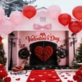 thumbnail image 4 of Valentine's Day Garage Door Decorations 6.8x15.7 ft - Large Holiday Yard Sign Photo Background for Bridal Shower Wedding Anniversary Outdoor Indoor Party Supplies & Home Decor, 4 of 5