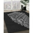 thumbnail image 3 of Ahgly Tapis d'Intérieur Lavable en Machine Carré Gris Cendré Transitionnel, 7 Pieds Carré, 3 of 7