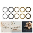 thumbnail image 2 of KALLORY 10-Pack Metal Jump for Crafts - Heavy Duty Iron Connectors for Jewelry Repair, Keychains, Hair Clips & Chandelier Earrings, 2 of 10